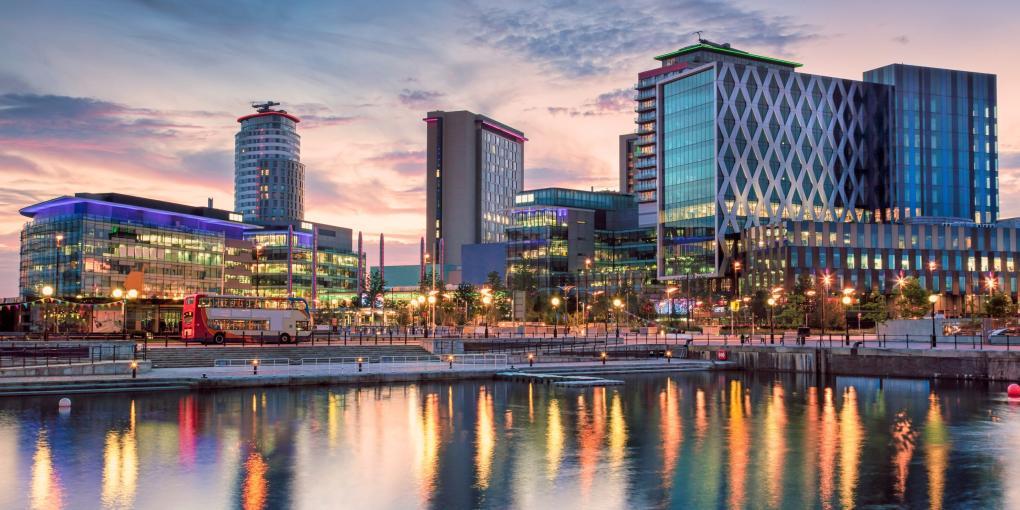 Manchester UK cityscape