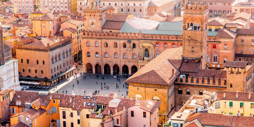 Bologna, Italy marketplace