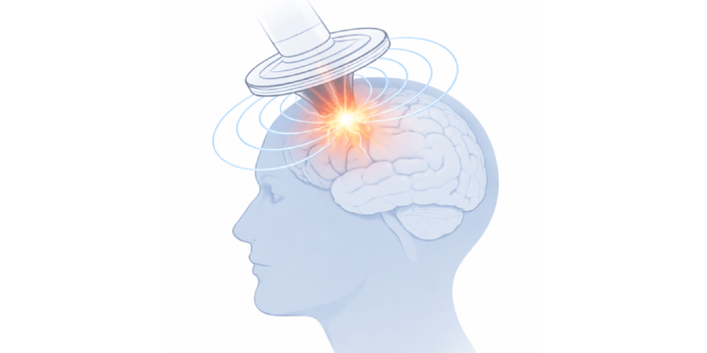 Novel Transcranial Magnetic Stimulation graphic